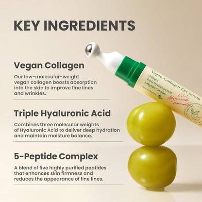 AXIS-Y Vegan Collagen Eye Serum 10ml / 0.33fl. oz | Eye Treatment | Korean Skincare