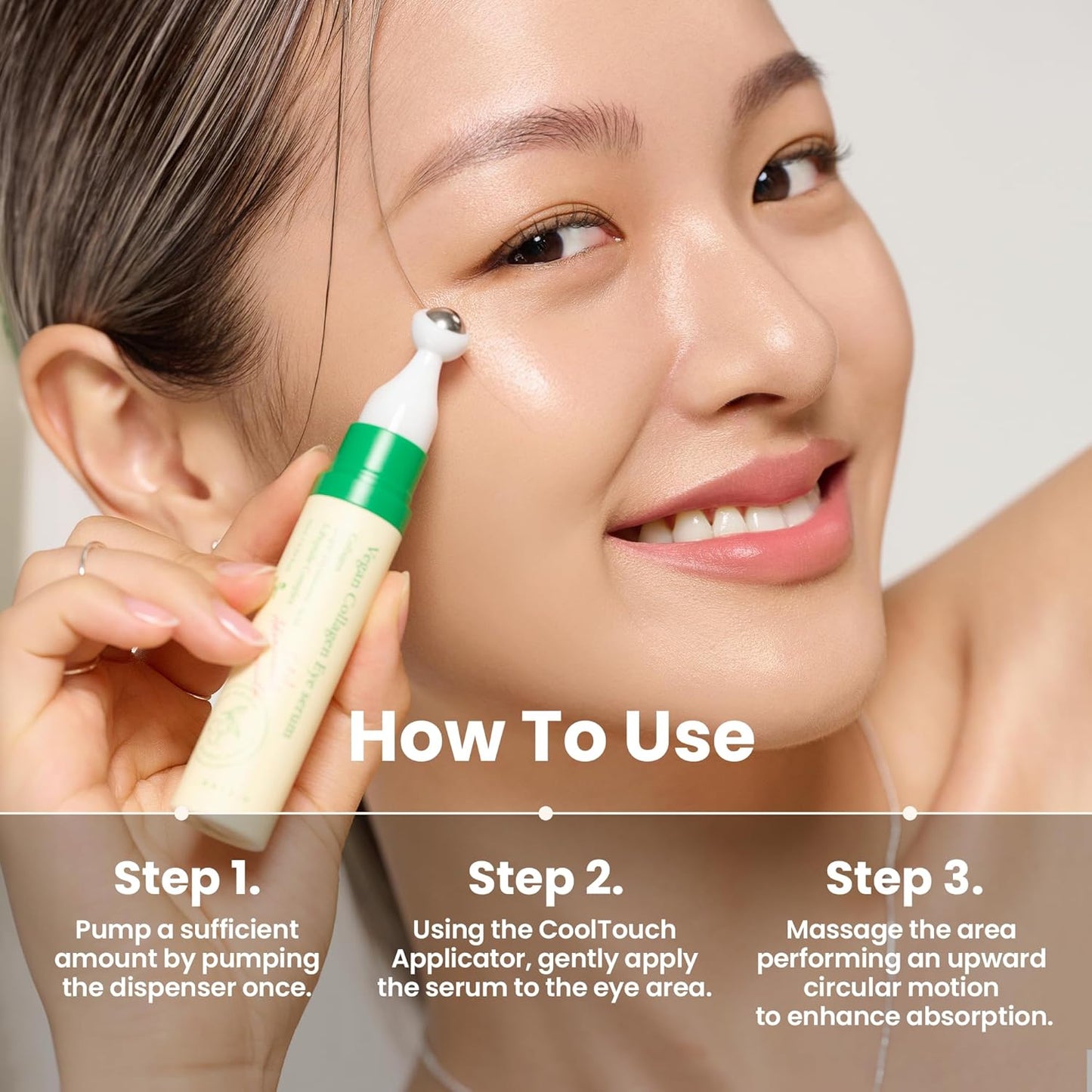 AXIS-Y Vegan Collagen Eye Serum 10ml / 0.33fl. oz | Eye Treatment | Korean Skincare
